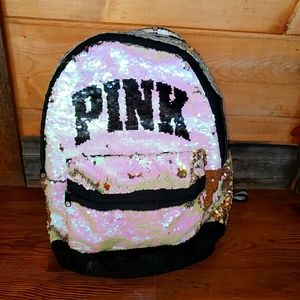 Pink backpack